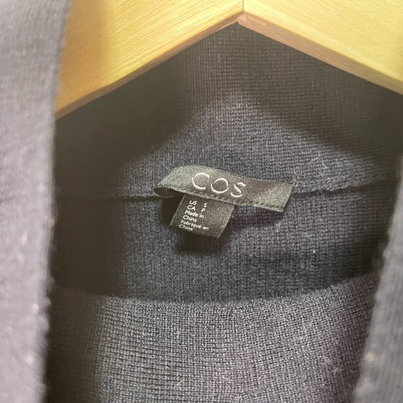 COS 100% Wool A-Line Milano Knit Jumper Sweater sz S - Picture 6 of 13